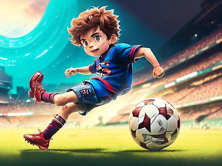 Advanced Football Cartoon Animation Services for Enhanced Fan Engagement Image
