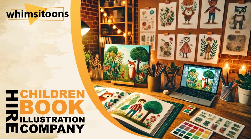 hire children book illustration company