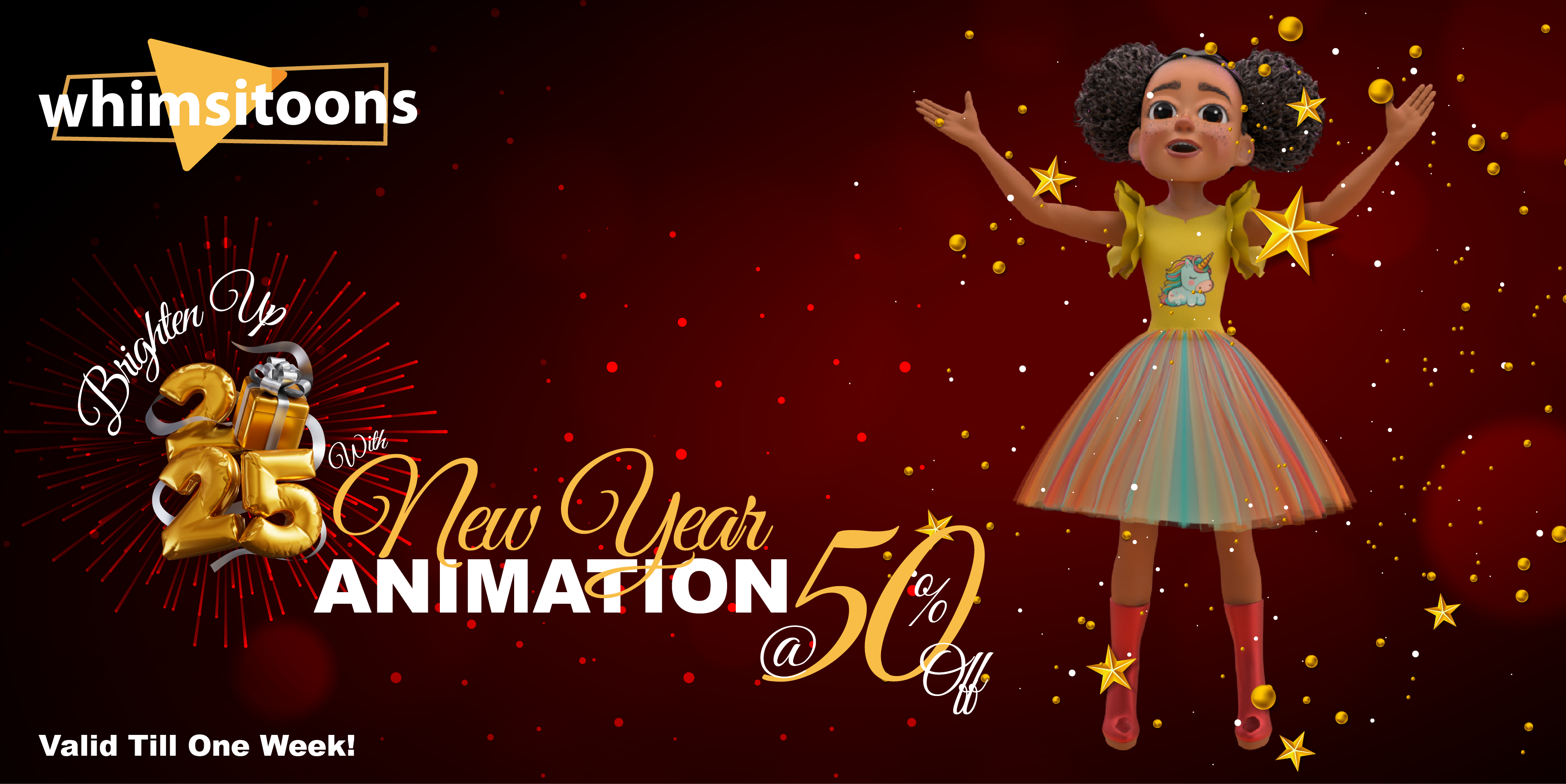 Brighten Up 2025 with New Year Animation at 50% Off Image